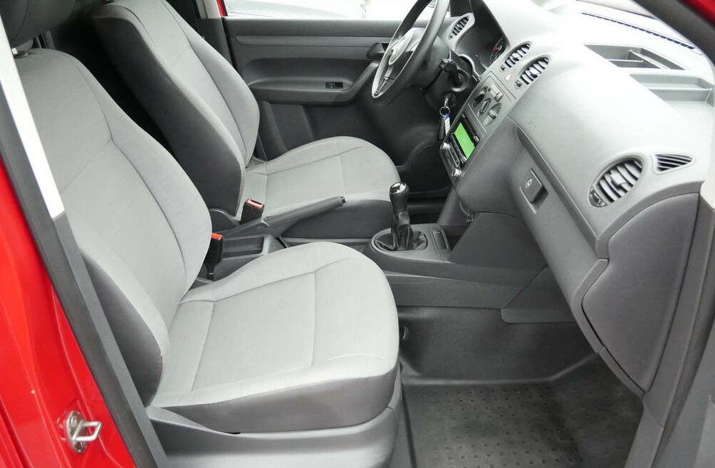 Ansicht Fahrerkabine des VW Caddy Maxi